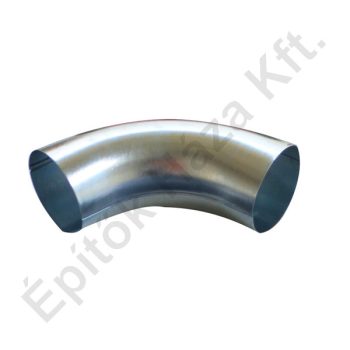 Horganyzott csőív/könyök 25 cm