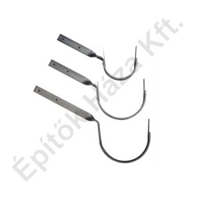 Horganyzott csatornavas 25 cm csavart