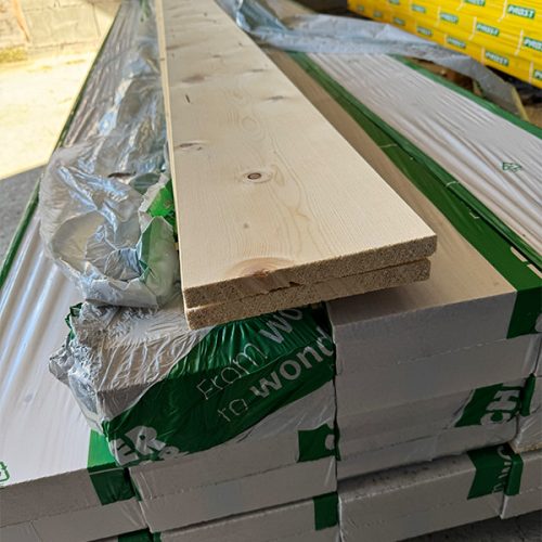 Szárított, gyalult deszka 19x196x4000 mm