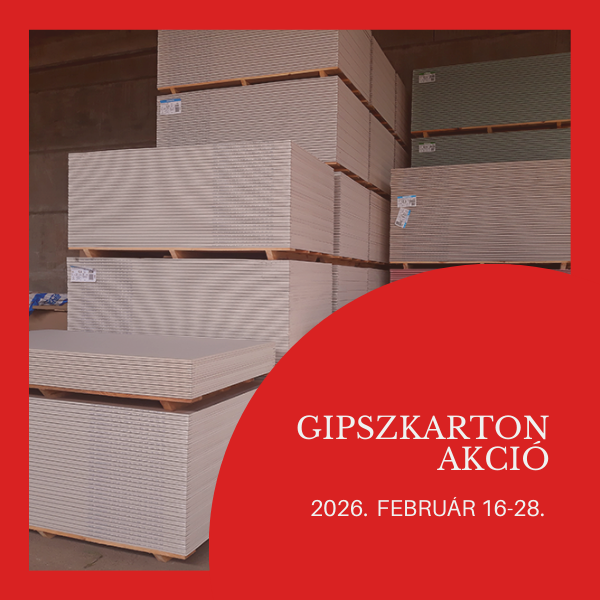 1. akció- Gipszkarton akció