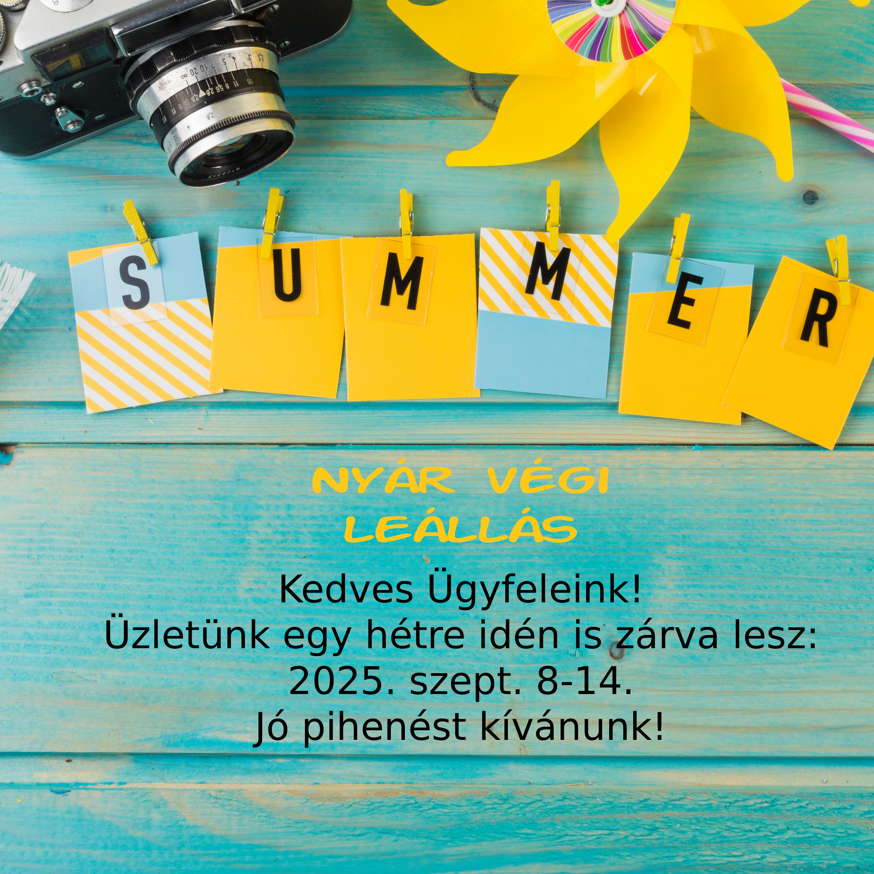 Nyár végi leállás 