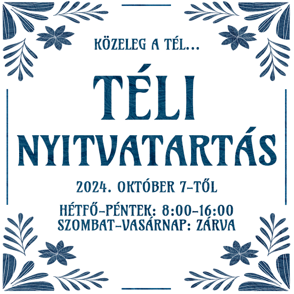 Téli nyitvatartás 